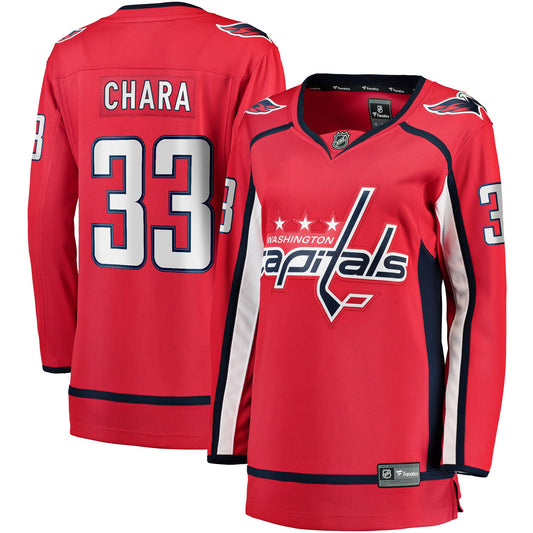 Zdeno Chara Washington Capitals Fanatics Branded Women's Home Breakaway Player Jersey - Red